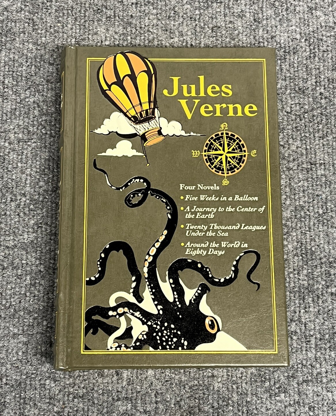 Jules Verne Four Novels Canterbury Classics Leather Bound Edition