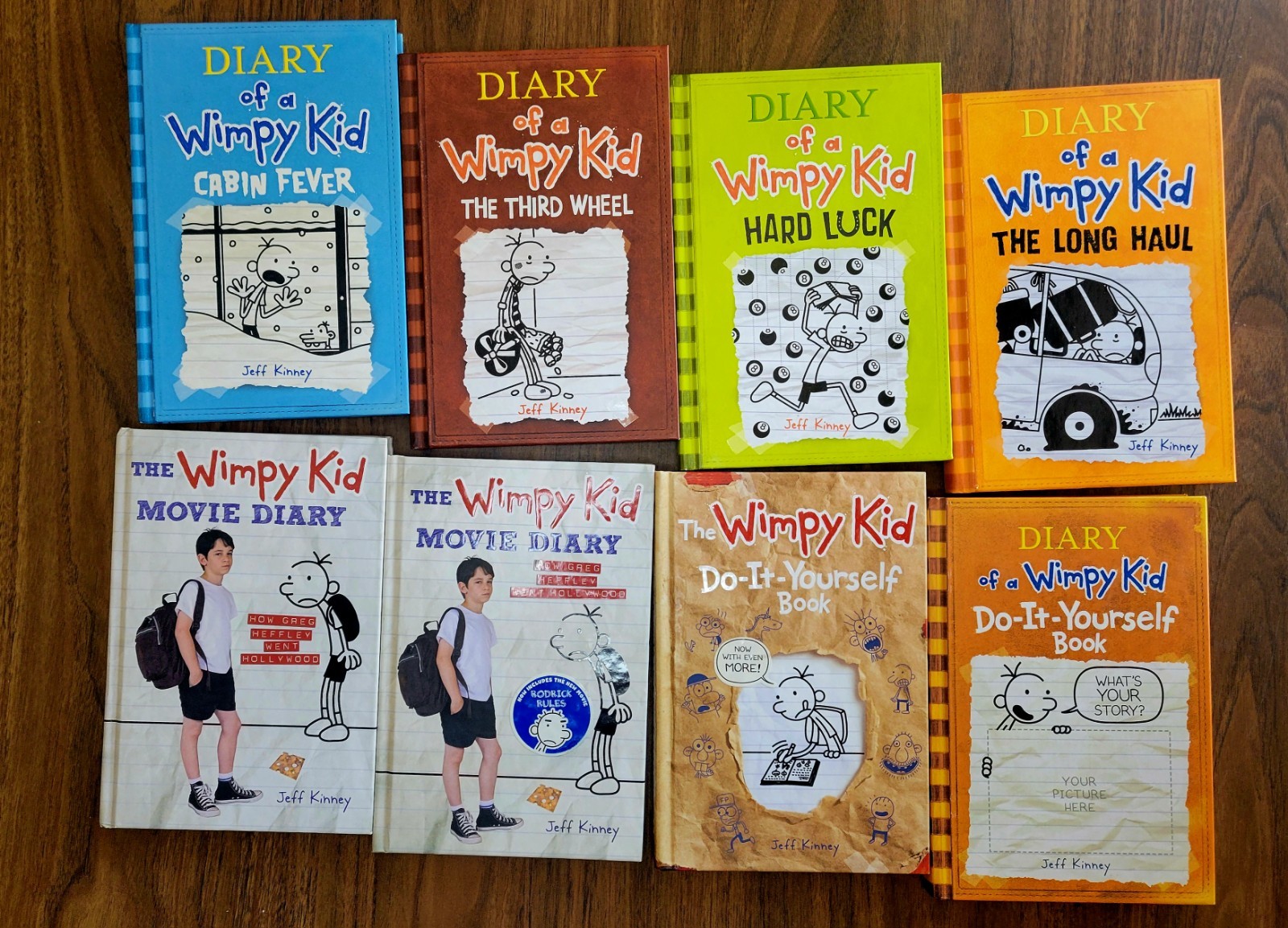 Diary of a Wimpy Kid LOT Hardcover Book Lot 6-9, Do it yourself 1ST Editions!