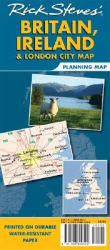 Rick StevesÂ? Britain, Ireland and London City Map – Map By Steves, Rick – GOOD