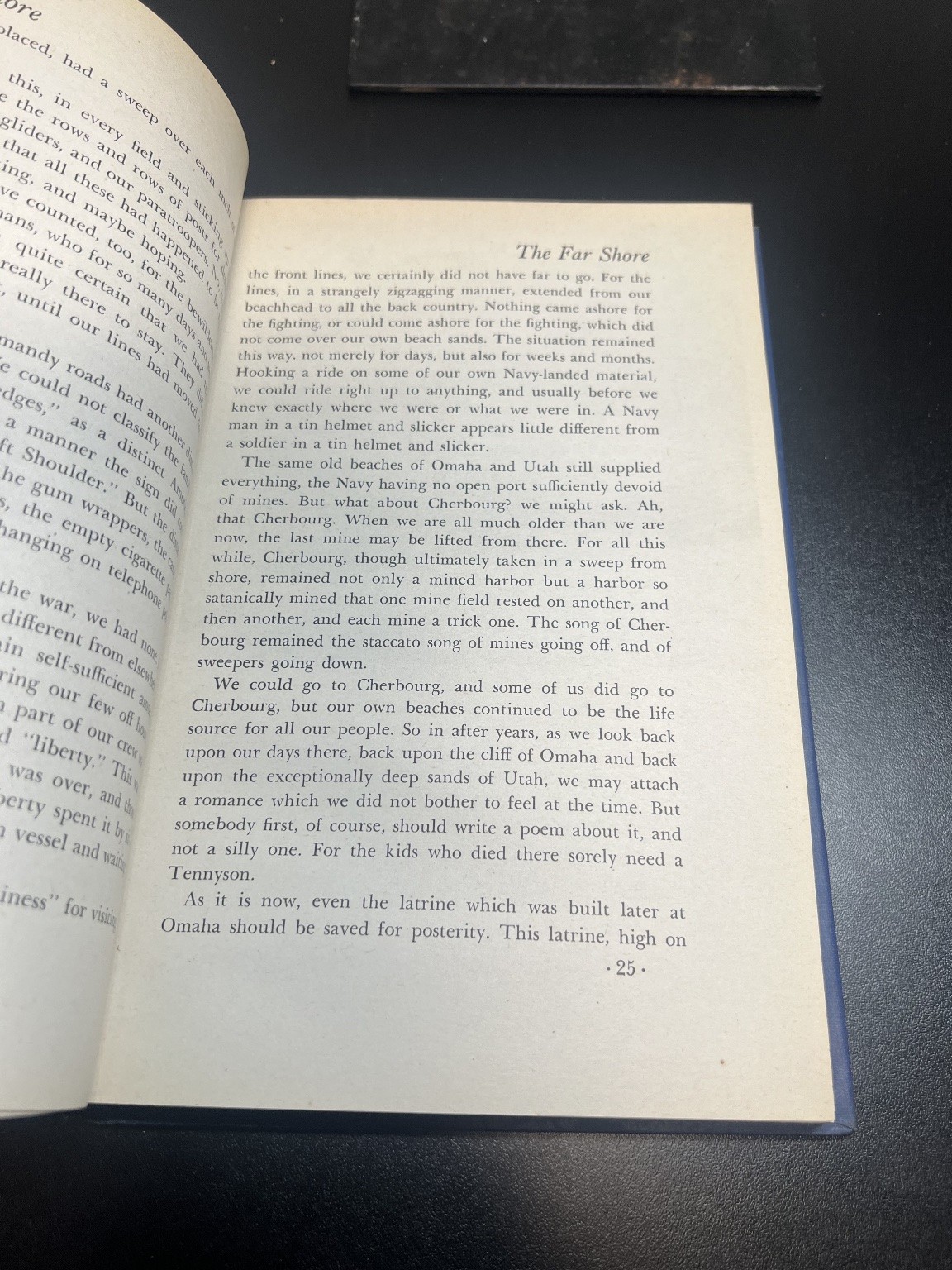 The Far Shore Max Miller 1945 First Edition WWII Navy Memoir Whittlesey