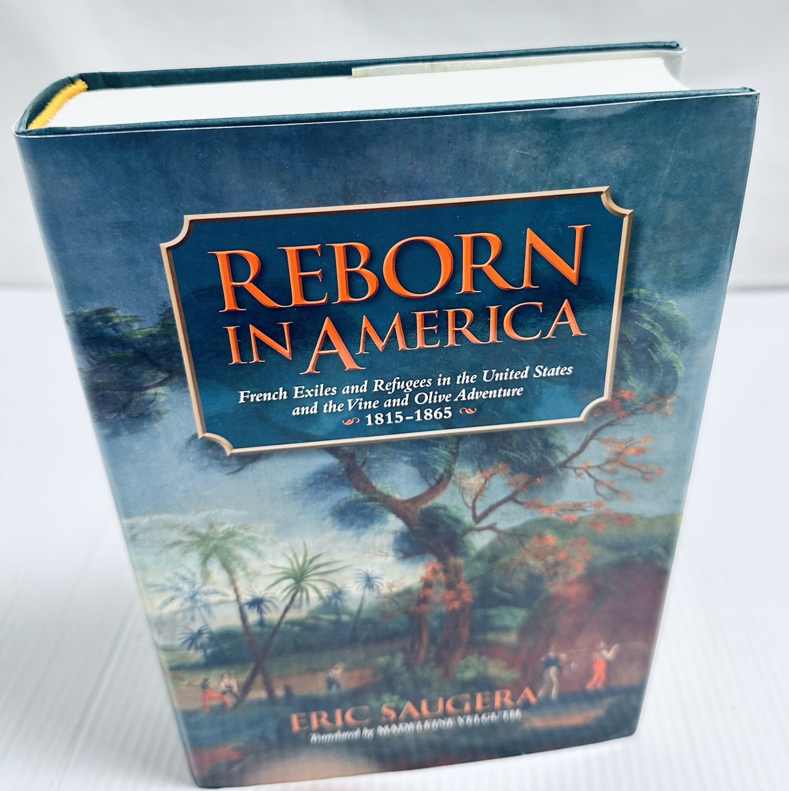 Reborn in America French Exiles Eric Saugera 2011 First Edition History Book