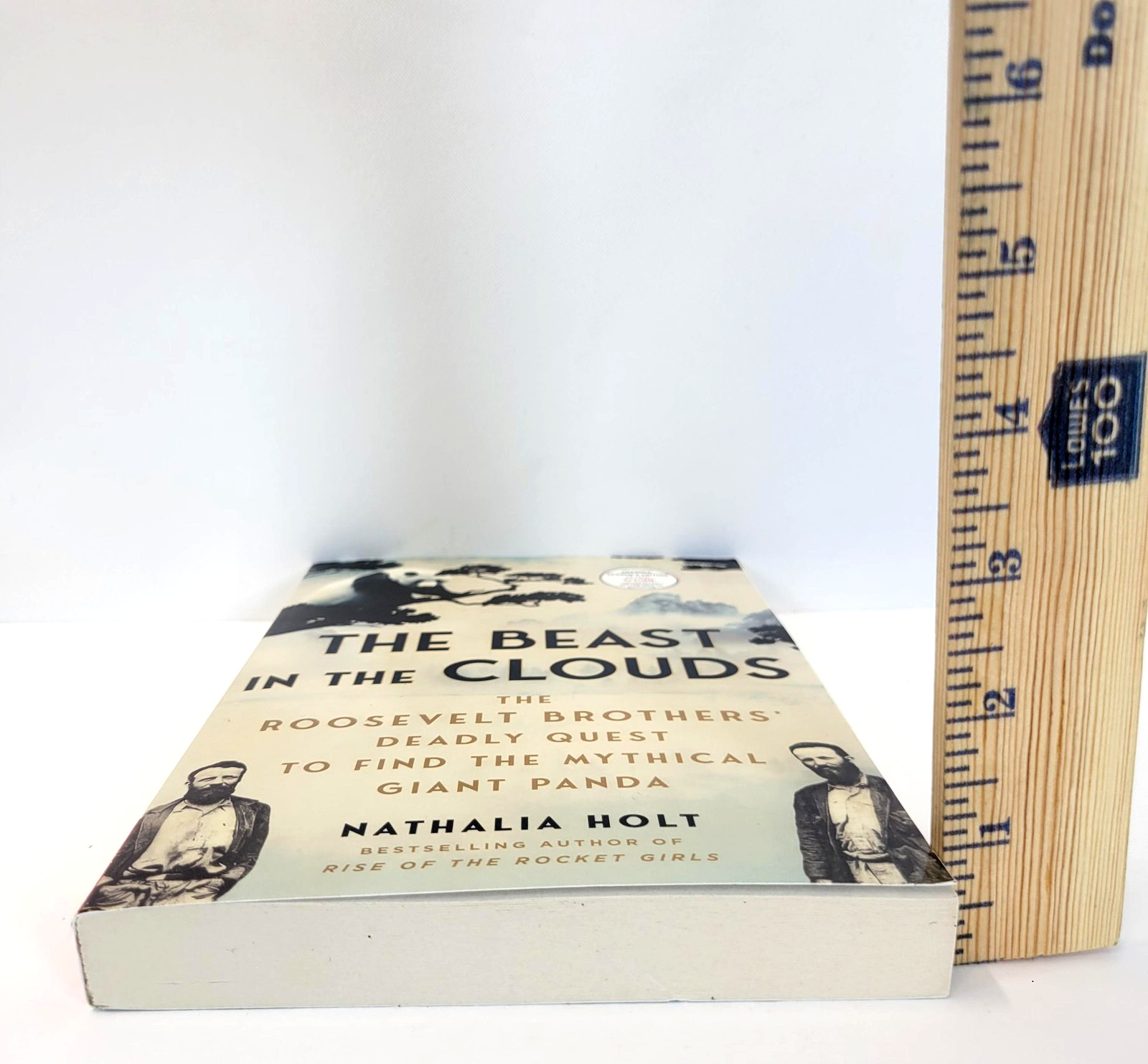 The Beast In The Clouds Nathalia Holt Atria Cream ARC Trade PB Panda Roosevelt
