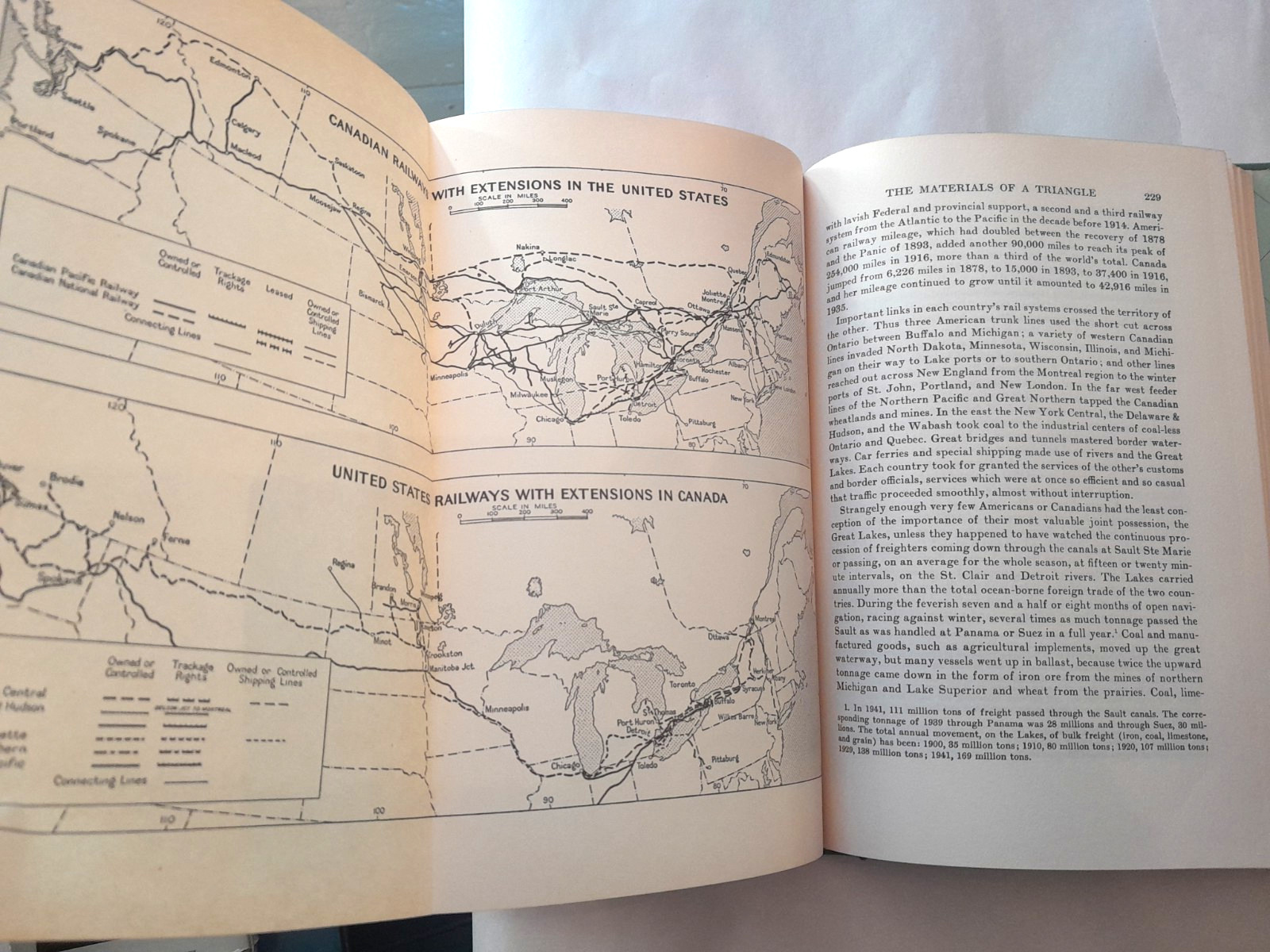 1958 North Atlantic Triangle John Bartlet Brebner MAPS Interplay Of Canada