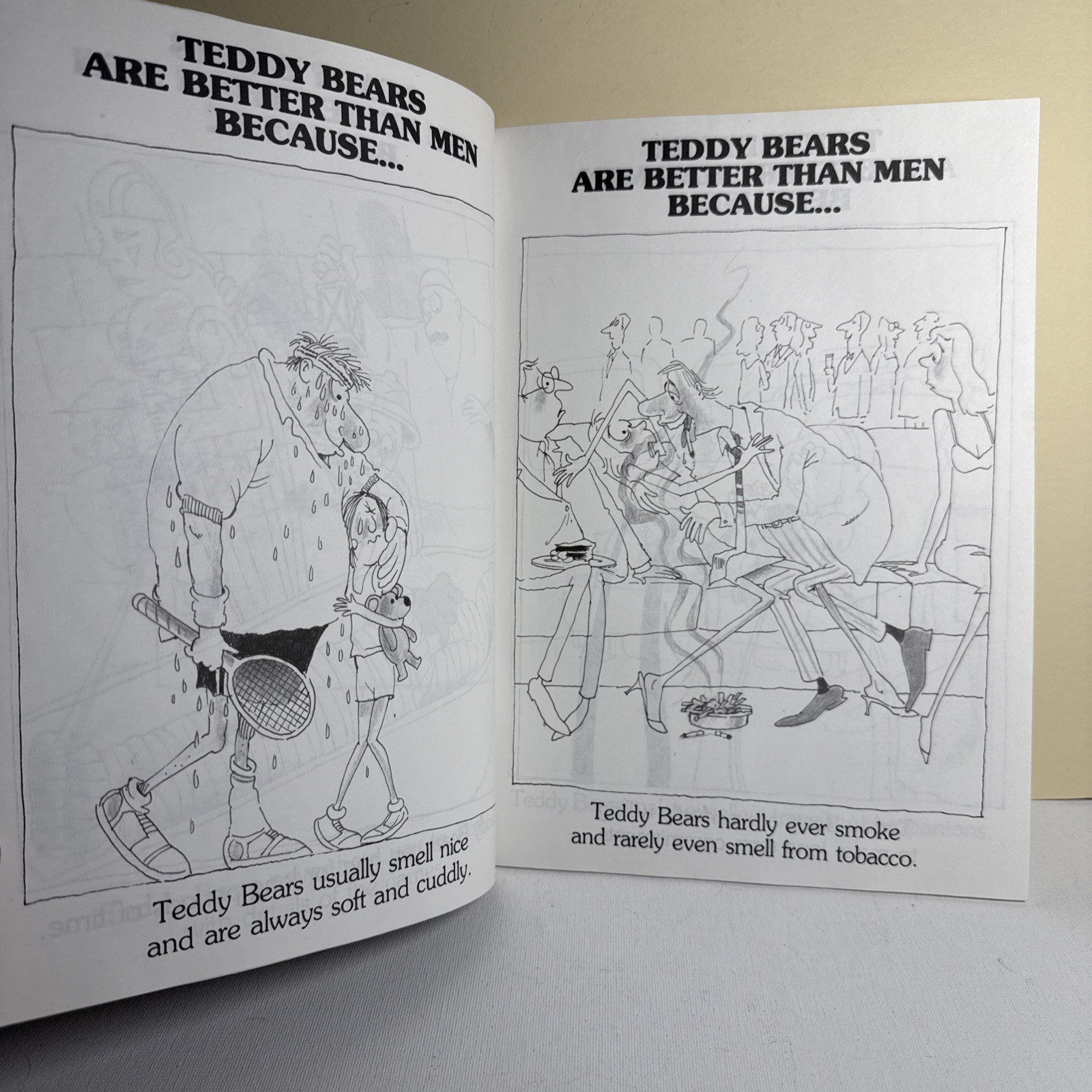 “Teddy Bears Are Better than Men” Booklet By Herbert I. Kavet Illustrated