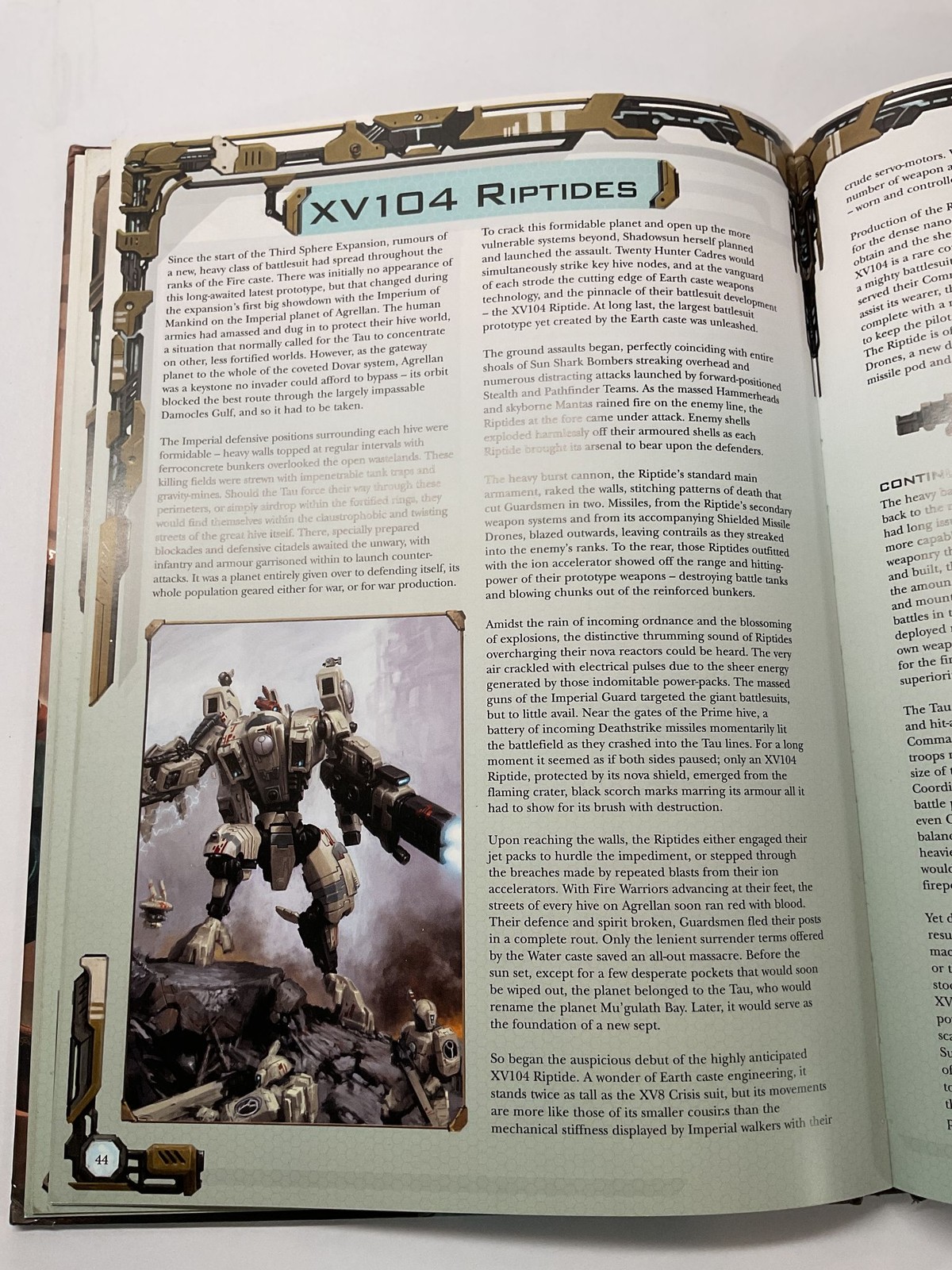Games Workshop Warhammer 40,000 Codex Tau Empire Hardcover Rulebook Used Gaming