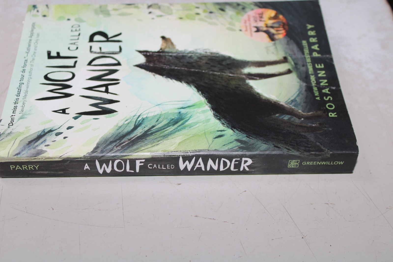 NEW: A WOLF CALLED WANDER – Rosanne Parry, Paperback Crease