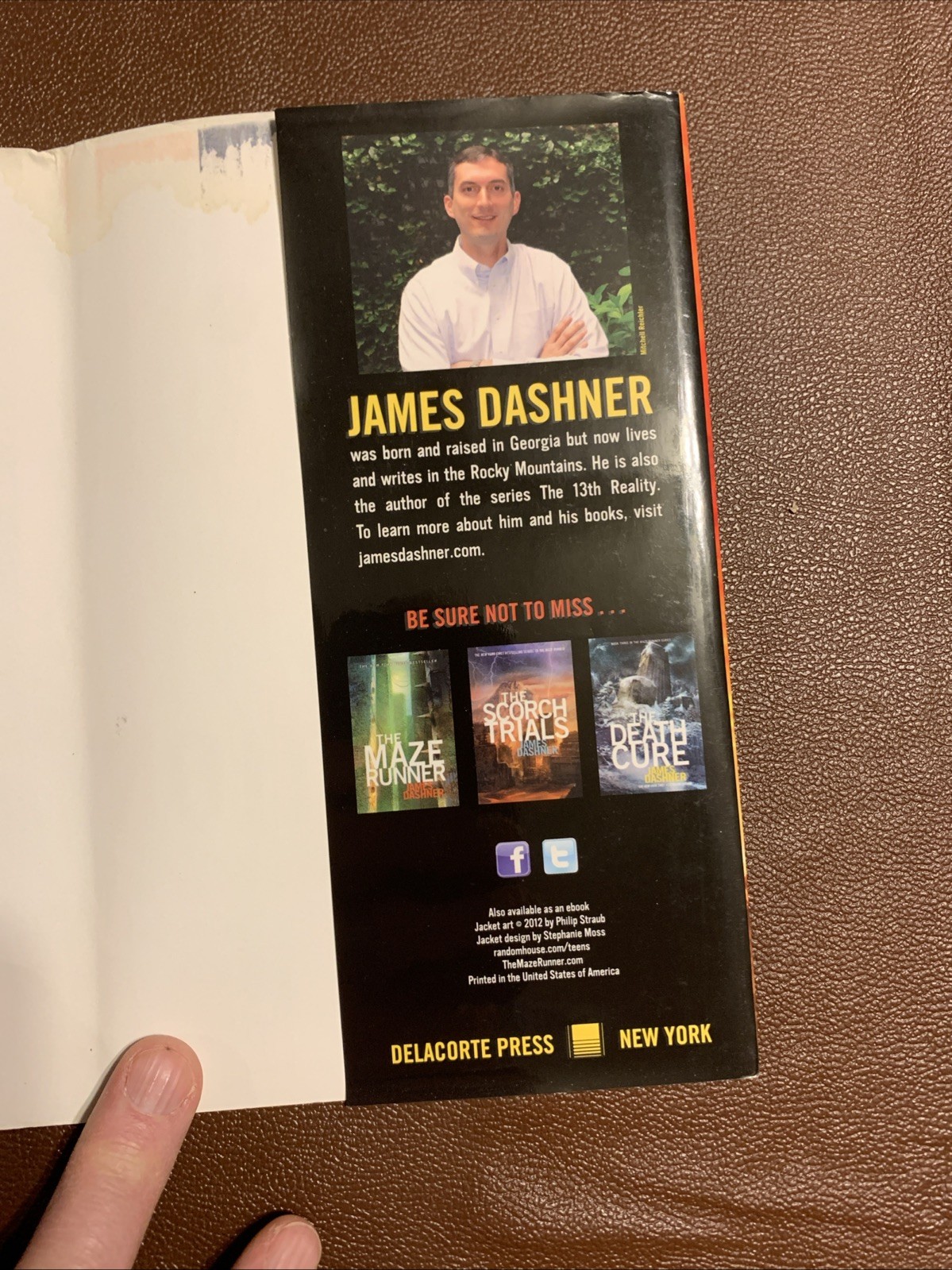 The Kill Order James Dashner 1st Edition Hardcover DJ Maze Runner Prequel VG