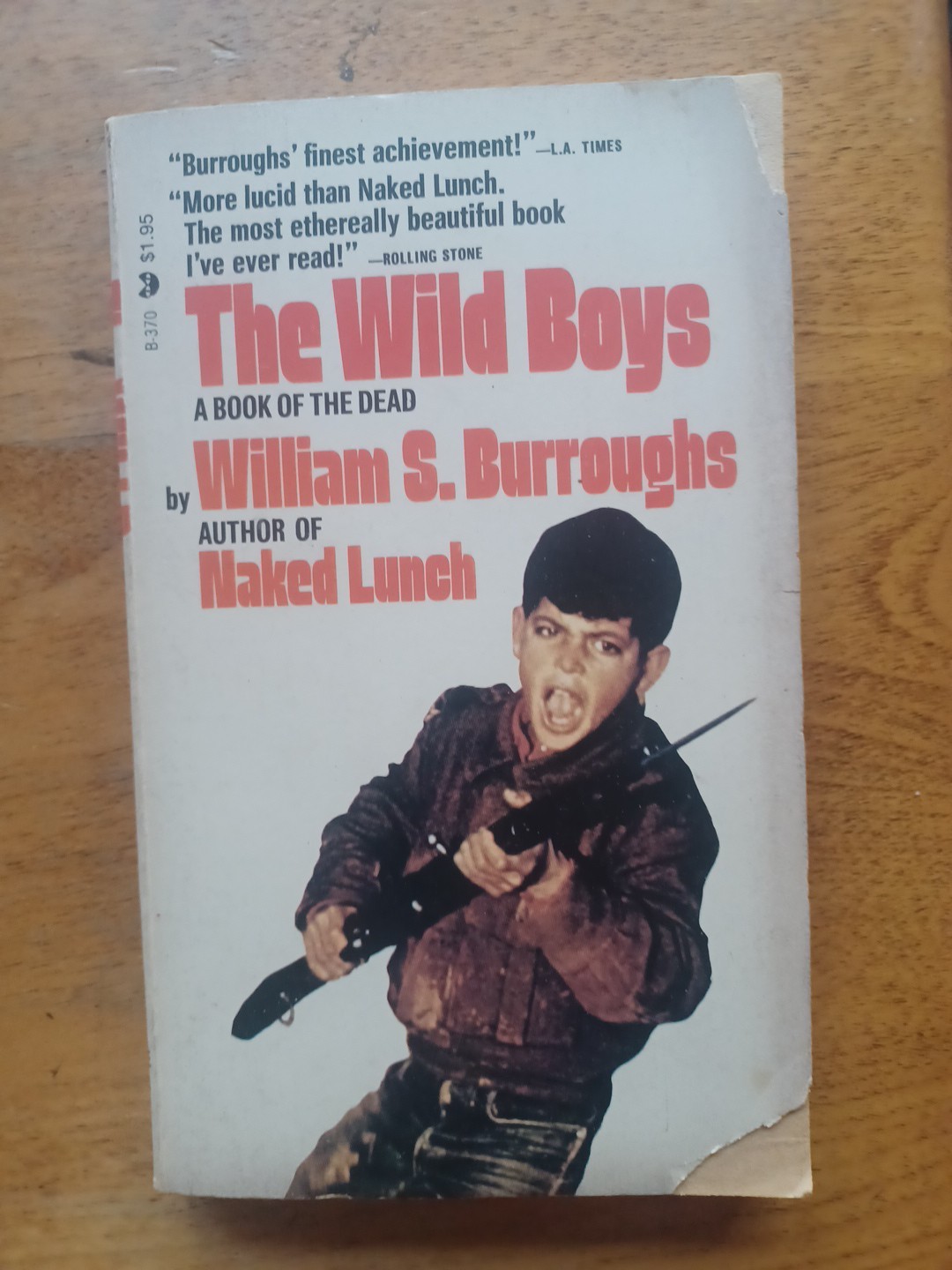 WilliamS.Burroughs, The Wild Boys: A Book Of The Dead, Paperback 1971 1st Signed