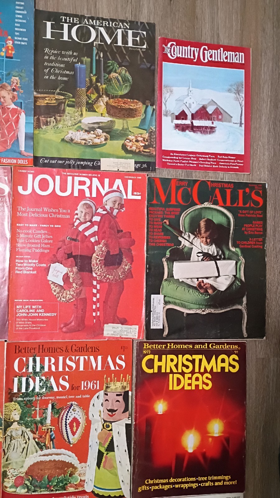 Lot 16 VTG 50’s 60’s 70’s McCall’s, Better Homes & Gardens Magazines Christmas