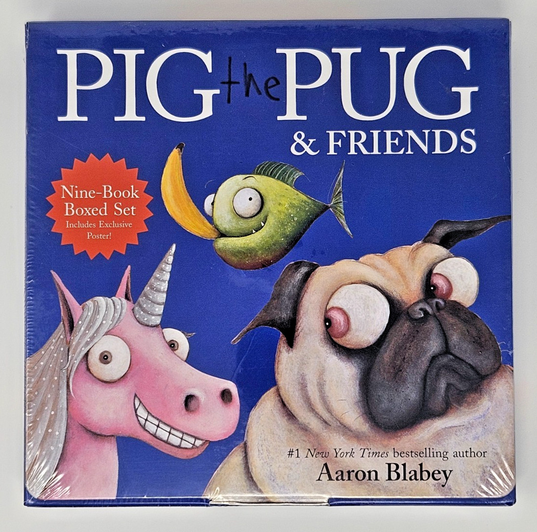 Pig the Pug & Friends Collection ~ 9 Books Box Set by Aaron Blabey ~ New ~Sealed