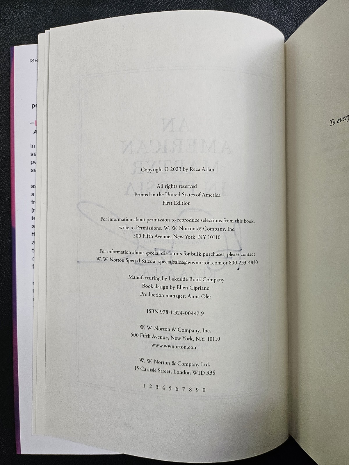 “An American Martyr In Persia” by Reza Aslan, SIGNED, First Edition, Hardcover