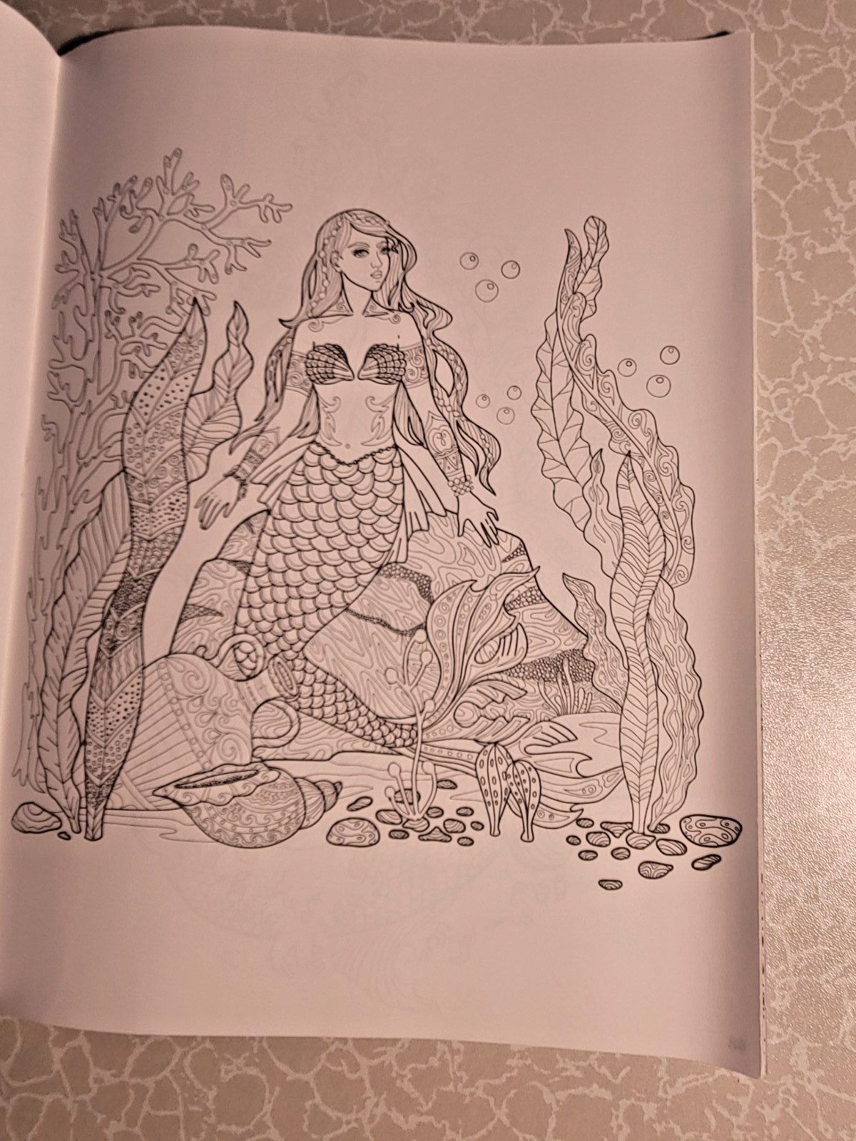 MYTHICAL CREATURES & MORE – ADULT COLORING BOOK – 48 Pages – Brilliant Escapes