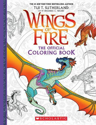 Official Wings of Fire Coloring Book (Media tie-in) – Paperback – GOOD