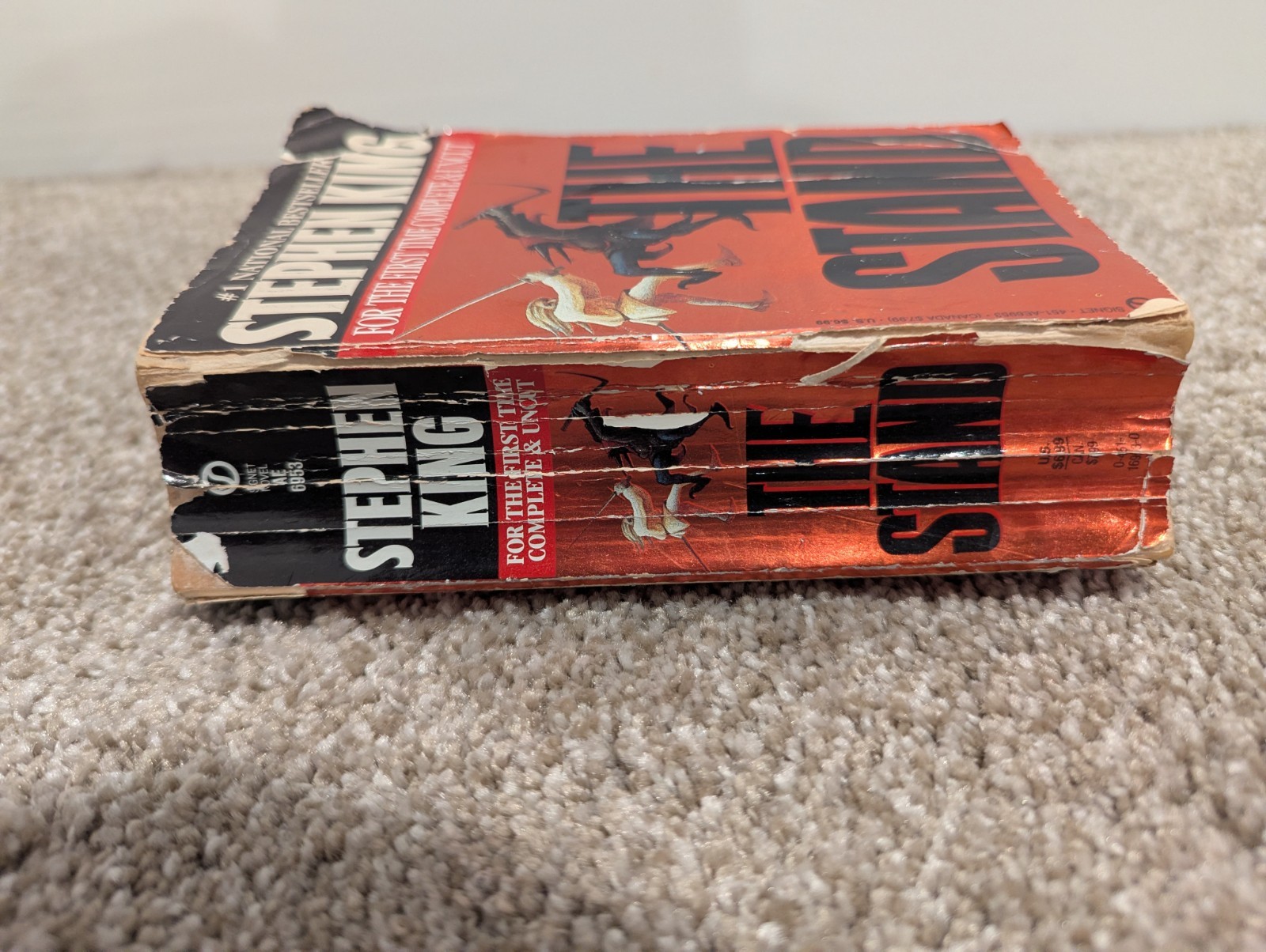 Stephen King The Stand Complete & Uncut 1991 Signet PB 1st Edition 1st Printing
