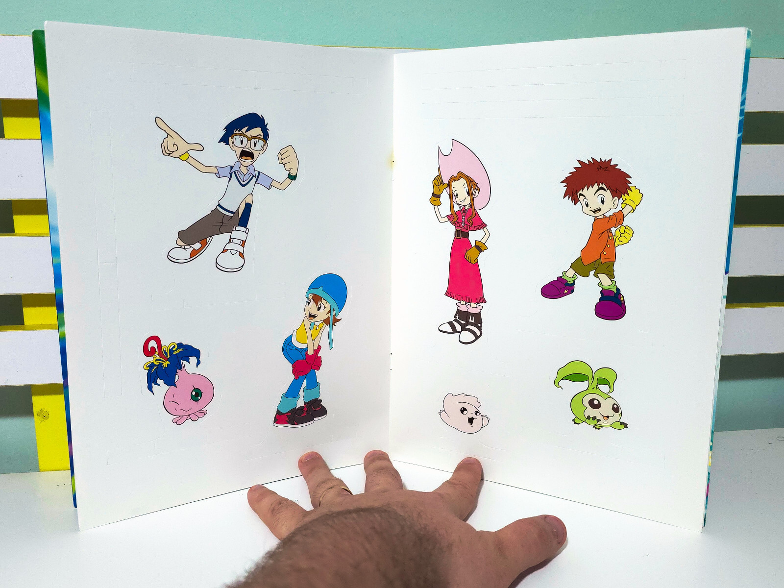 Digimon Digital Monsters Create-a-Scene Book! 2000 Children’s Fun Activity Book