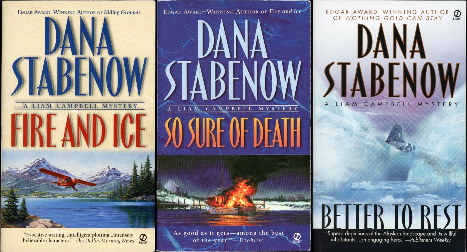Liam Campbell Mystery Crime Thriller Lot of 3 Paperback by Dana Stabenow
