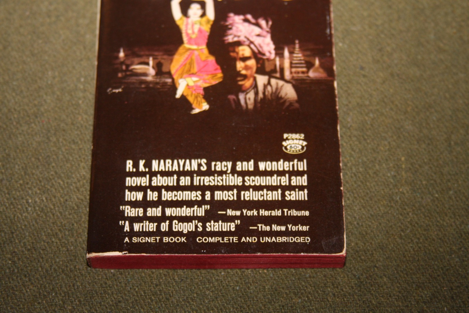 The Guide by R. K. Narayan 1966 PB 1st Printing Signet