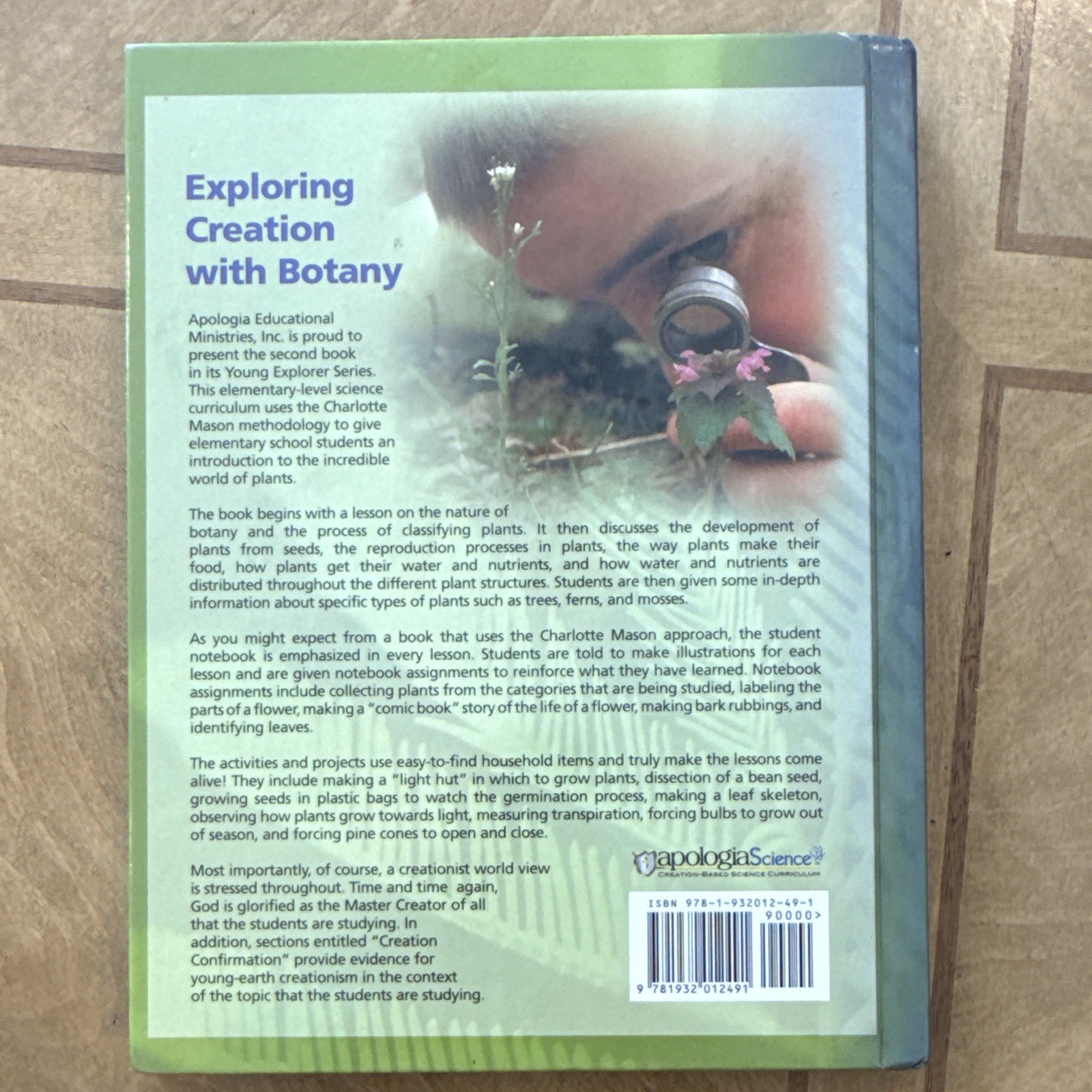 Jeannie Fulbright Exploring Creation with Botany 2004 Hardcover Apologia