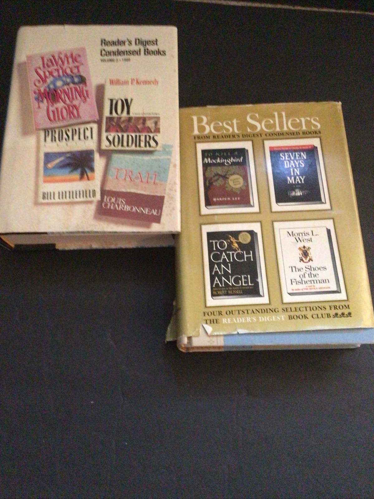 Lot Of 2 Readers Digest Condensed Books 1989 & 1963 Best Sellers