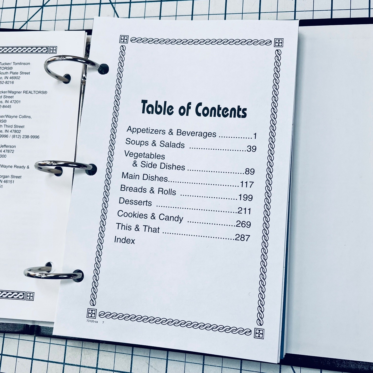 A Taste of Tucker 2006 Cookbook Original Indiana Recipes Morris Press