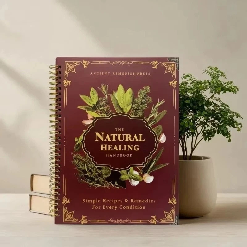 The Natural Healing Handbook – Ancient Herbal Remedies Spiral-Bound Guide