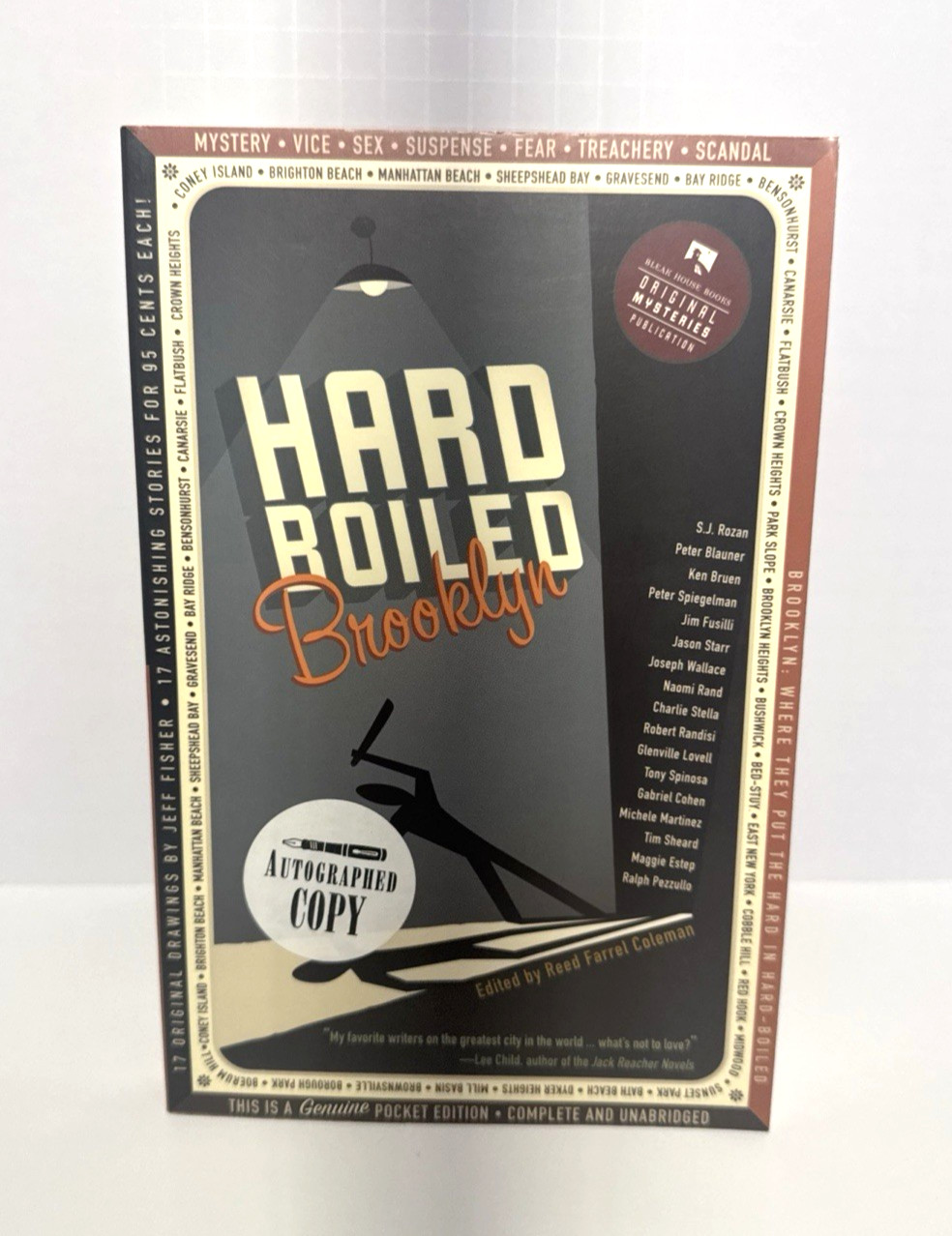 SIGNED COPY | Hardboiled Brooklyn | 2006 Crime Fiction Anthology Paperback