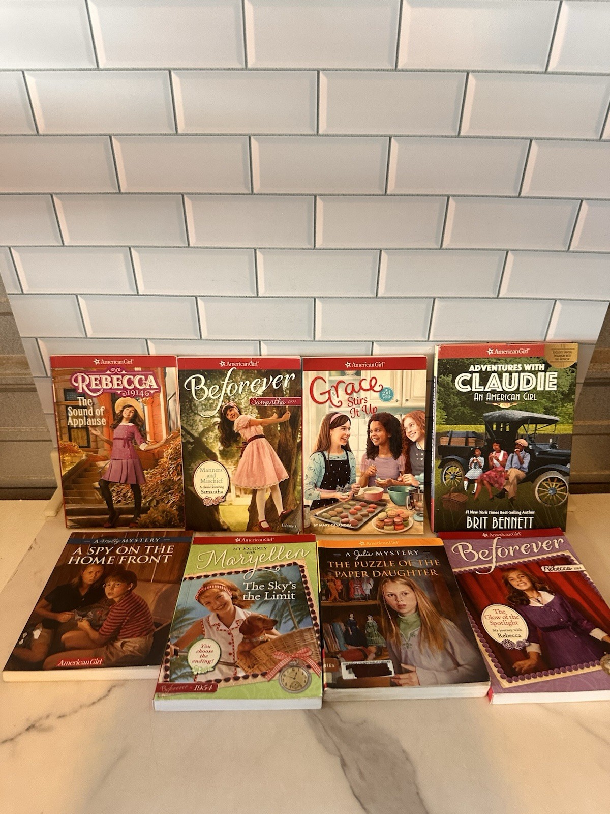 LOT Of 8 AMERICAN GIRL Books ~ Various Titles and Authors