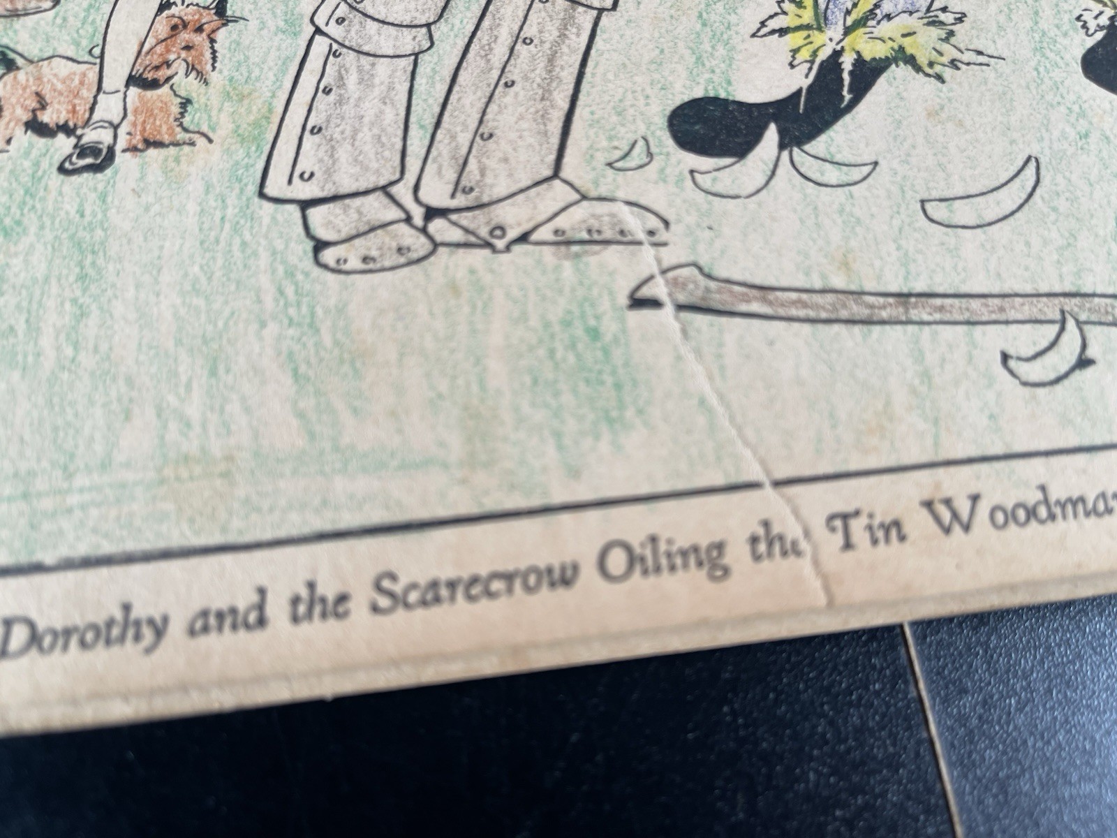 1939 The Story of The Wizard of OZ picture book Whitman USA 48 pages vintage B&W