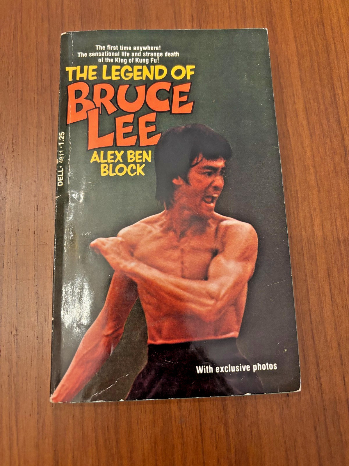 THE LEGEND OF BRUCE LEE by ALEX BEN BLOCK DELL PAPERBACK 1974 FIRST PRINT
