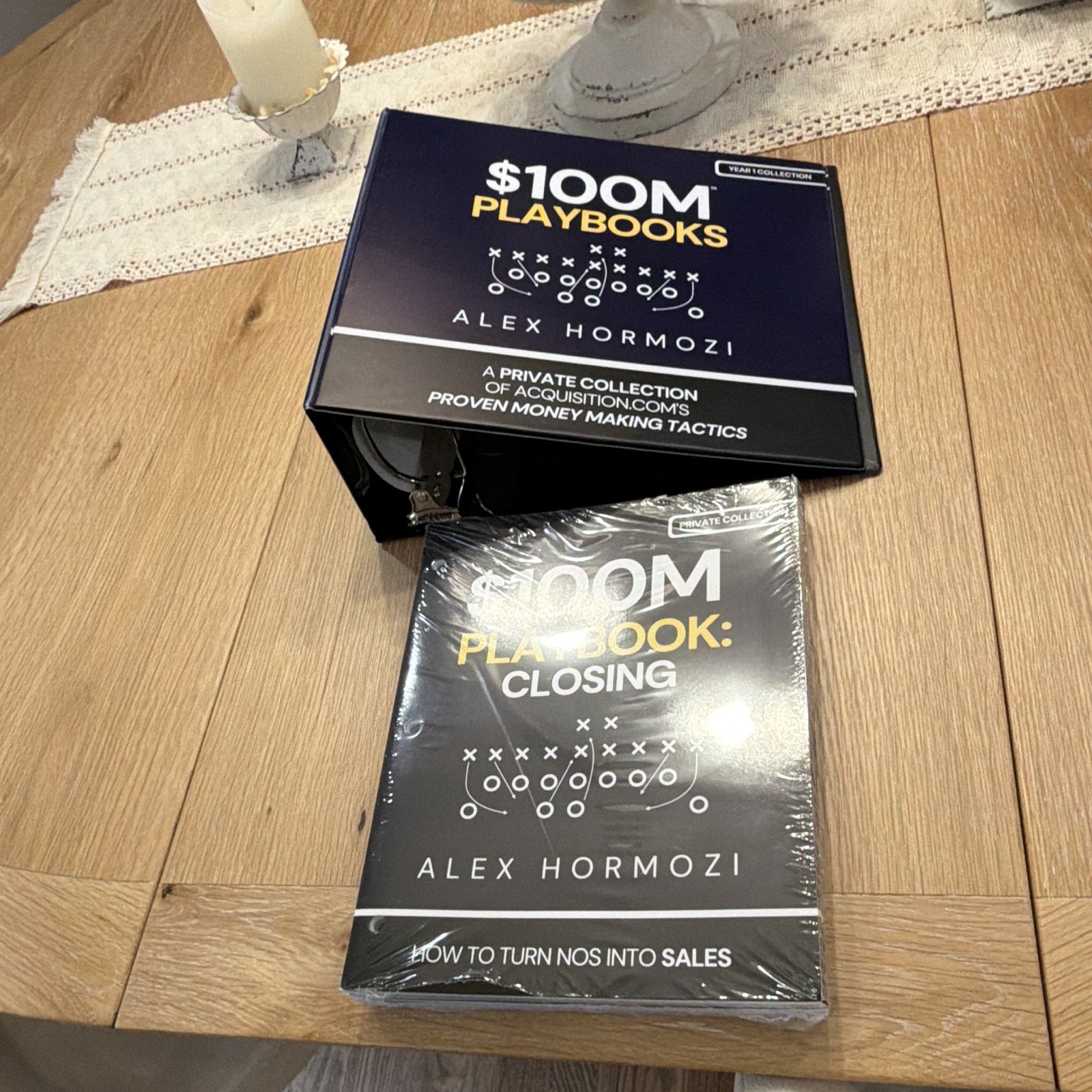 $100M Playbook by Alex Hormozi plus 3-Ring Binder