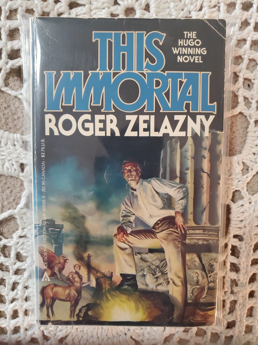 This Immortal by Roger Zelazny 1984 Ace Books 11th Rowena Morrill cover Good