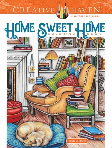 Creative Haven Home Sweet Home Coloring Book (Adult Coloring) (Paperback)