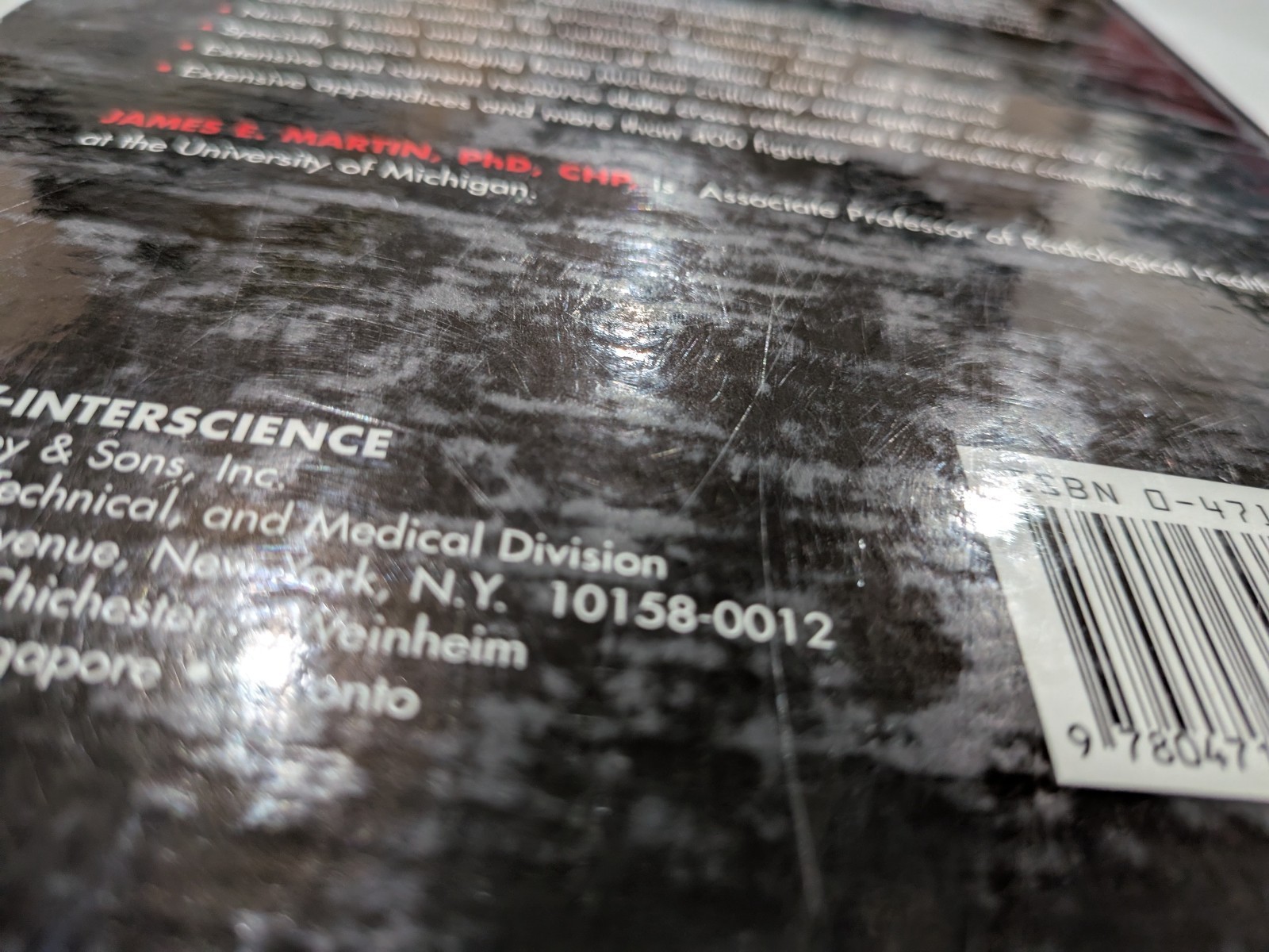 Physics for Radiation Protection – James E. Martin | 2000 | 1st Ed/Printing – HC