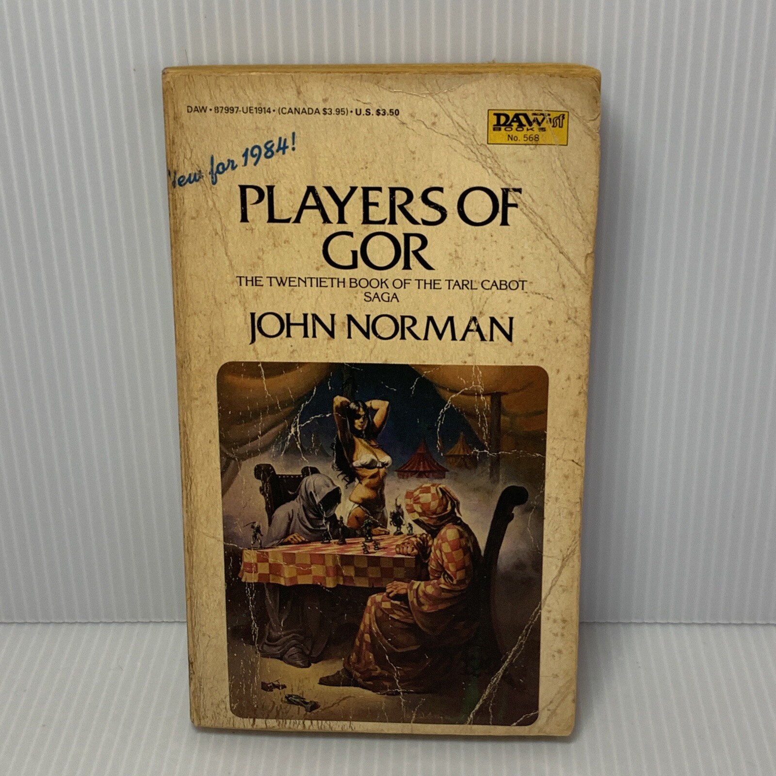 VTG John Norman Lot Of 2 DAW PB ~ Tarl Cabot Saga, Rogue Of Gor & Players Of Gor