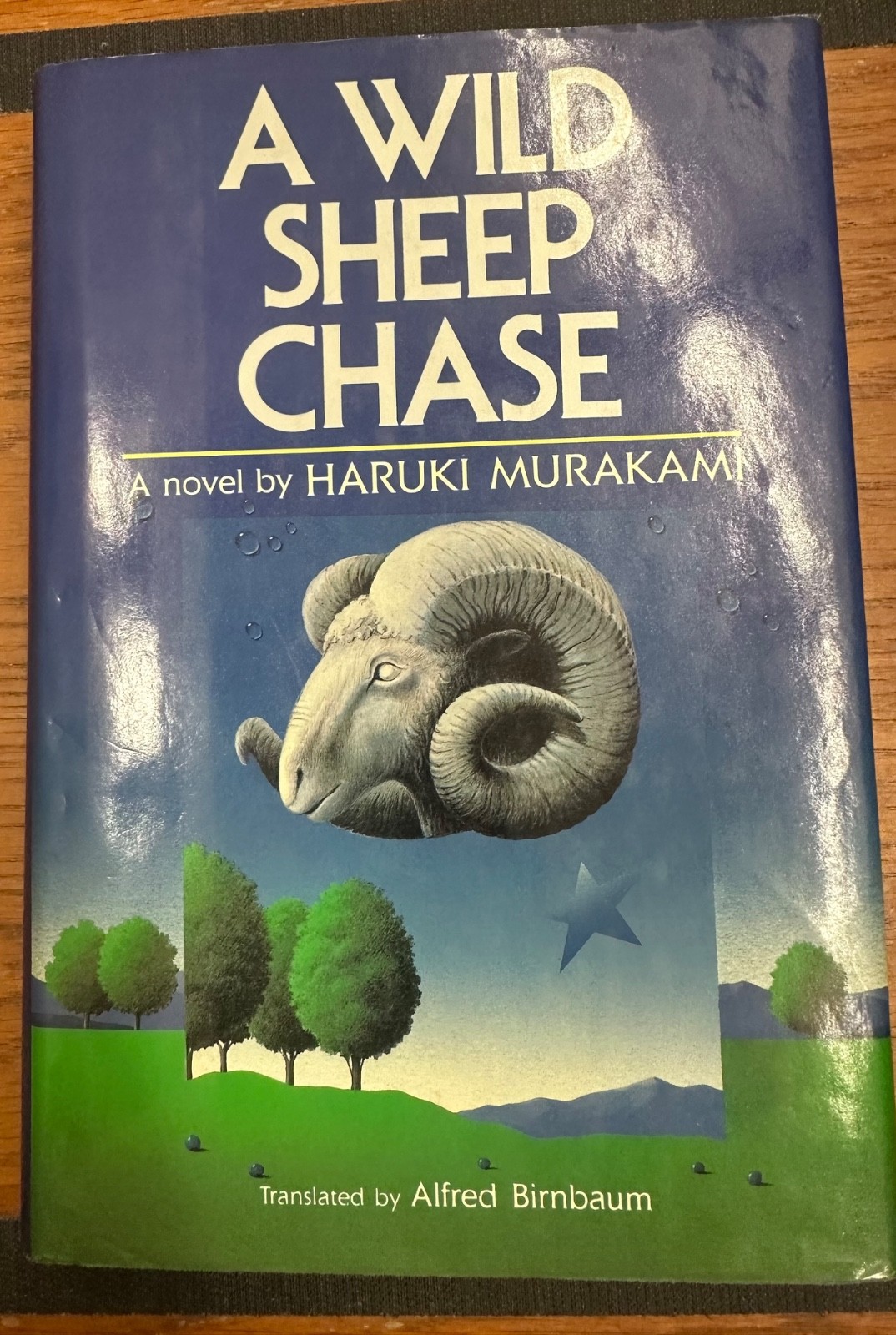 A Wild Sheep Chase, Haruki Murakami, 1989, 1st US Edition 1st Printing, HCDJ