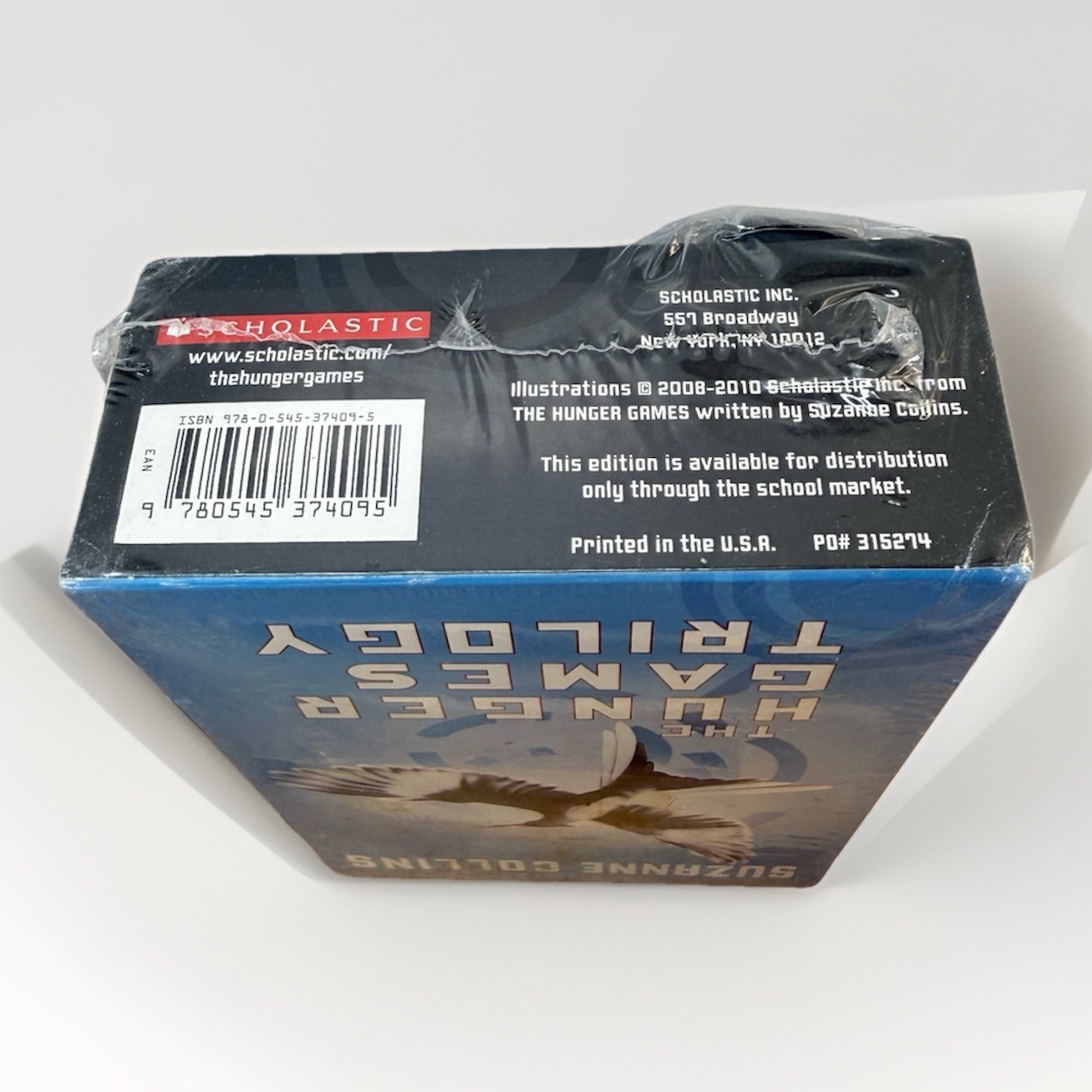 Hunger Games Trilogy Box Set By Suzanne Collins |Scholastic Edition & Bookmark