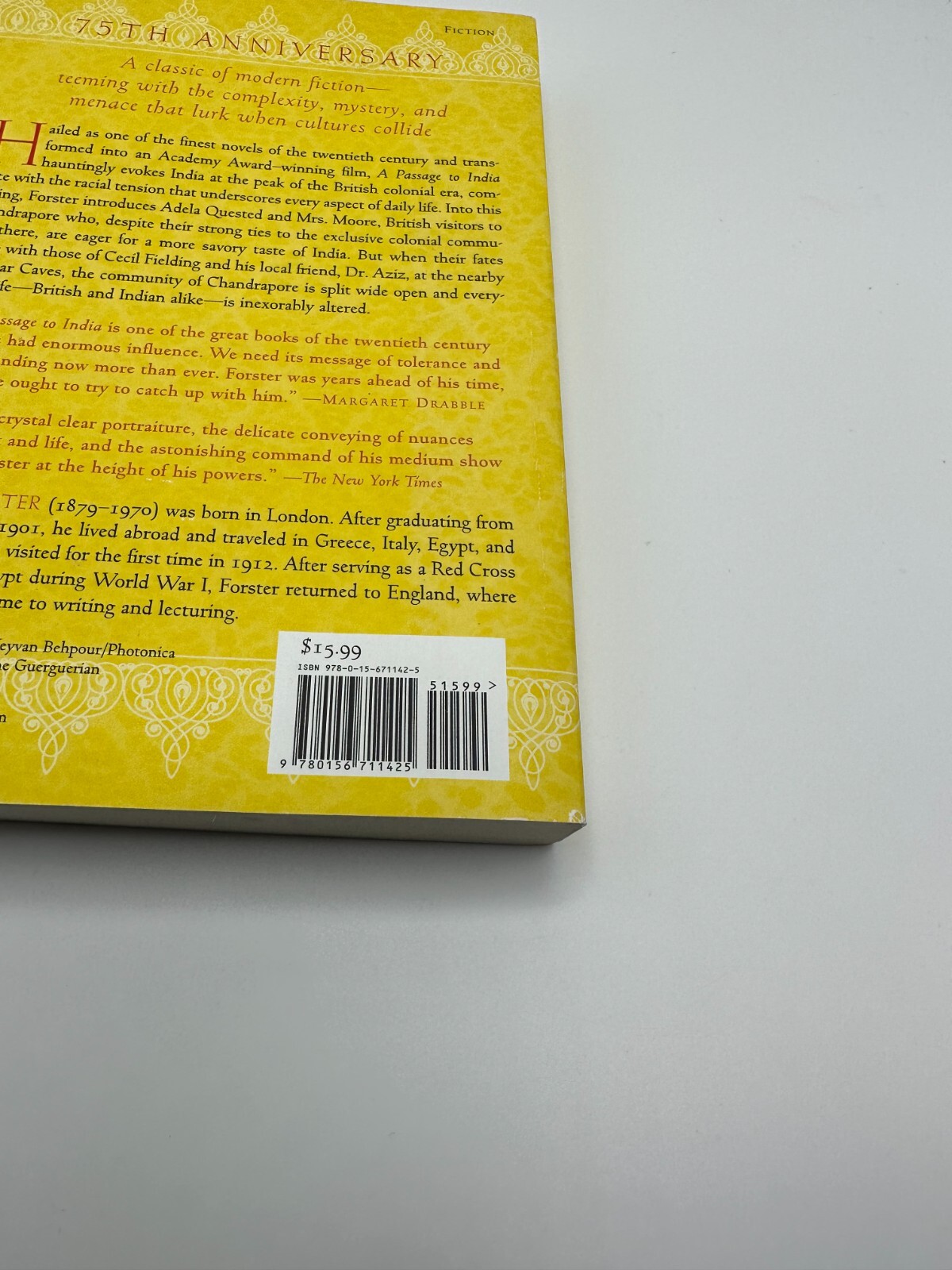 A Passage To India Paperback – March 17, 1965 ,by E.M. Forster