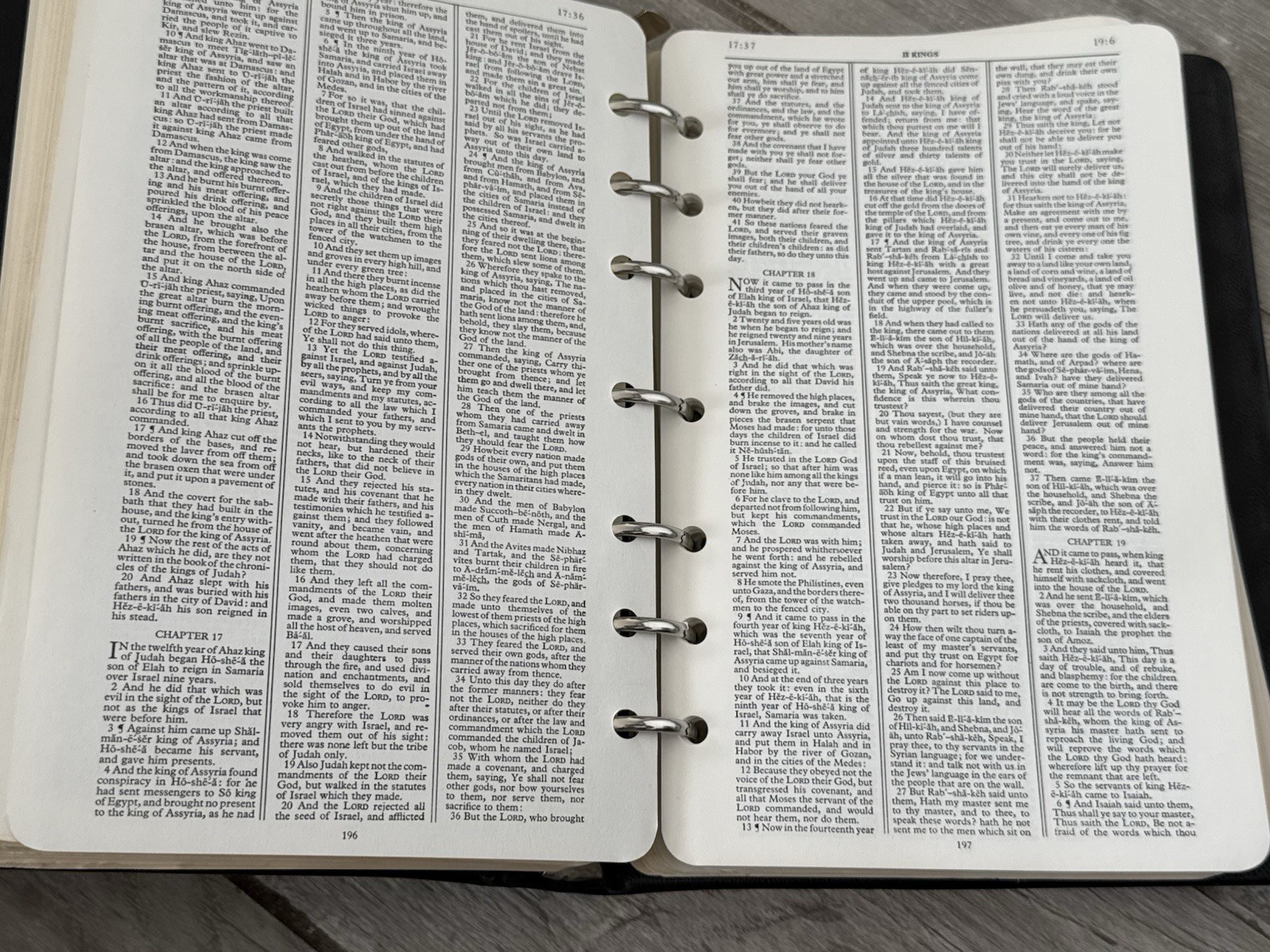 ✝️ The Practical Loose-Leaf Bible King James Version 3rd Edition Fleming Revell