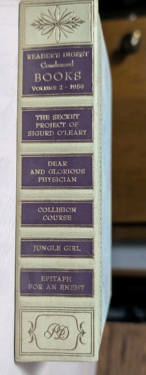 VINTAGE BEST SELLERS from READERS DIGEST CONDENSED BOOKS FIRST EDITION 1959