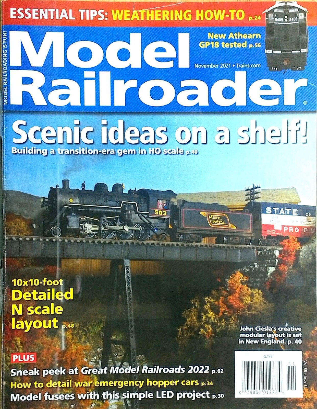 Model Railroader 2021 November