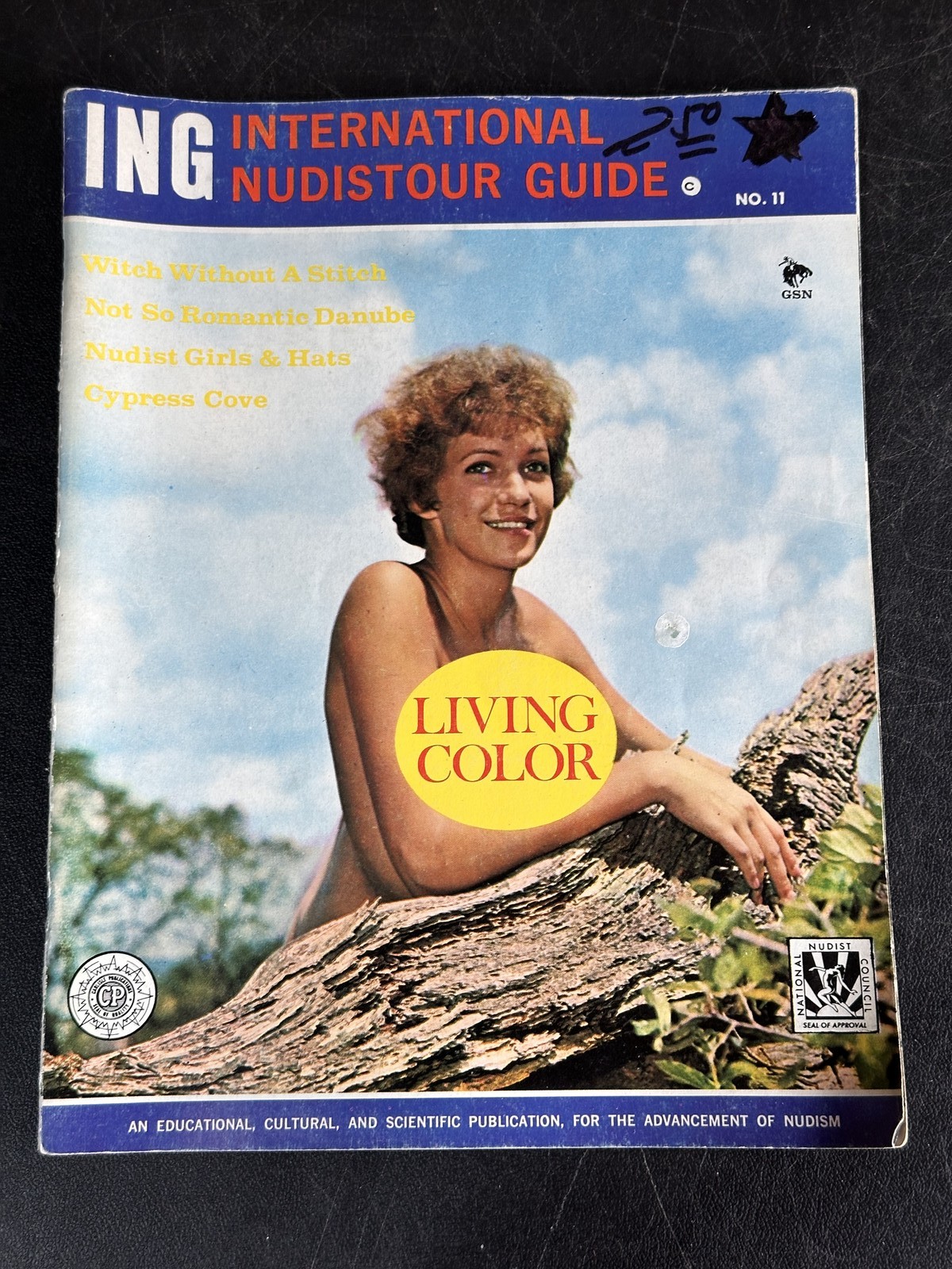 ING International Nudistour Guide No. 11 Living Color Edition VINTAGE RARE NUDE