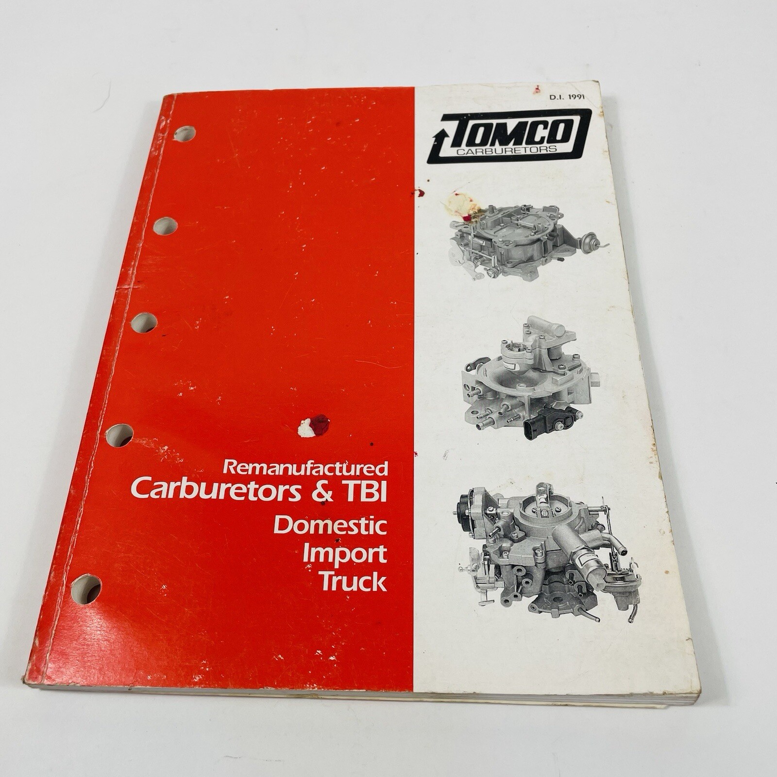 1991 Tomco Carburetors and TBI Remanufactured for Domestic Import Truck Catalog