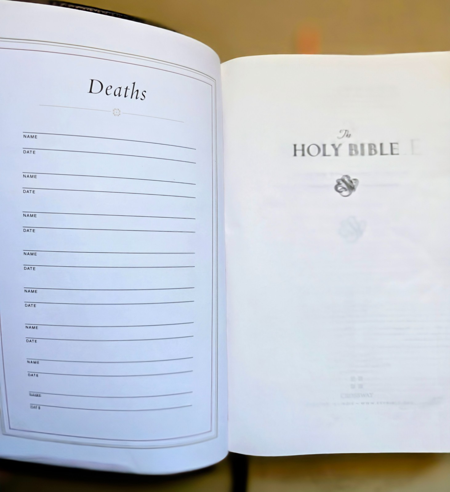ESV Classic Reference Holy Bible Trutone Coffee 2001 Christian Religious 9x6x1.5