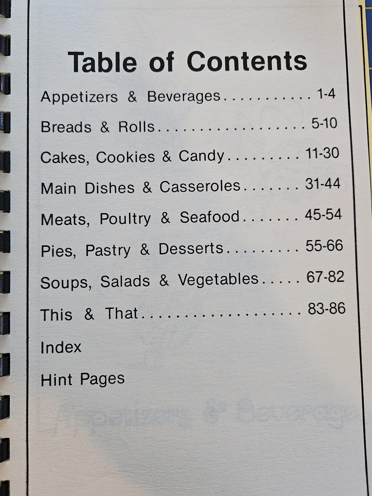 1988 Heavenly Cookbook Our Saviors Lutheran Church – Chippewa Falls Wisconsin