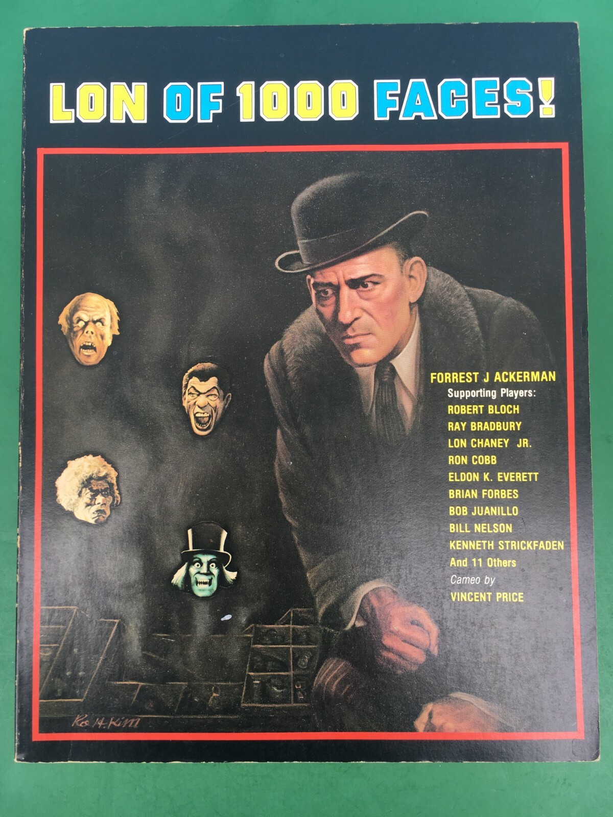 LON (Chaney) OF 1000 FACES Softcover Book by Forrest J. Ackerman SIGNED-286 Page