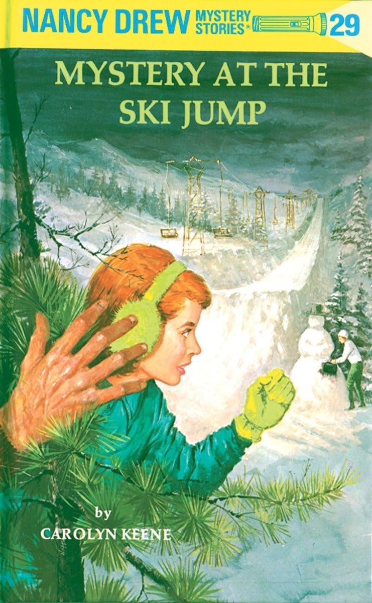 Mystery at the Ski Jump (Nancy Drew #29) Carolyn Keene hardcover Very Good