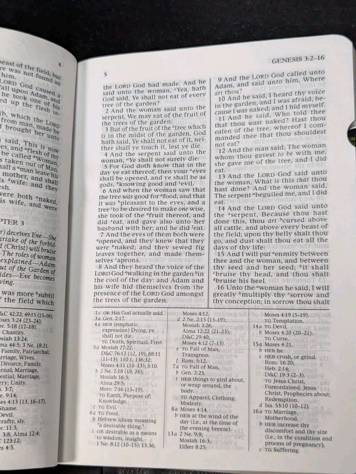 LDS Black QUAD Leather? 7.5″x5.5″ Scriptures Bible Book Of Mormon D&C PoGP