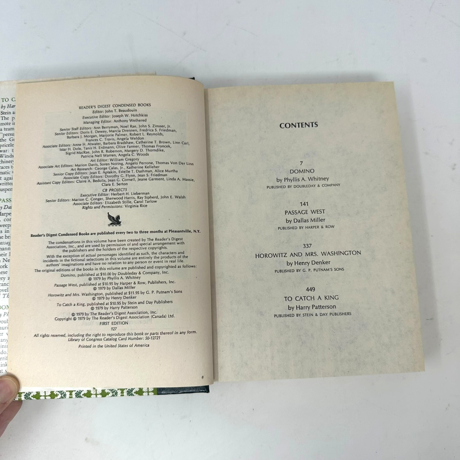 1980 Reader’s Digest Condensed Books | Complete With Dust Jackets | Vol. 1-5
