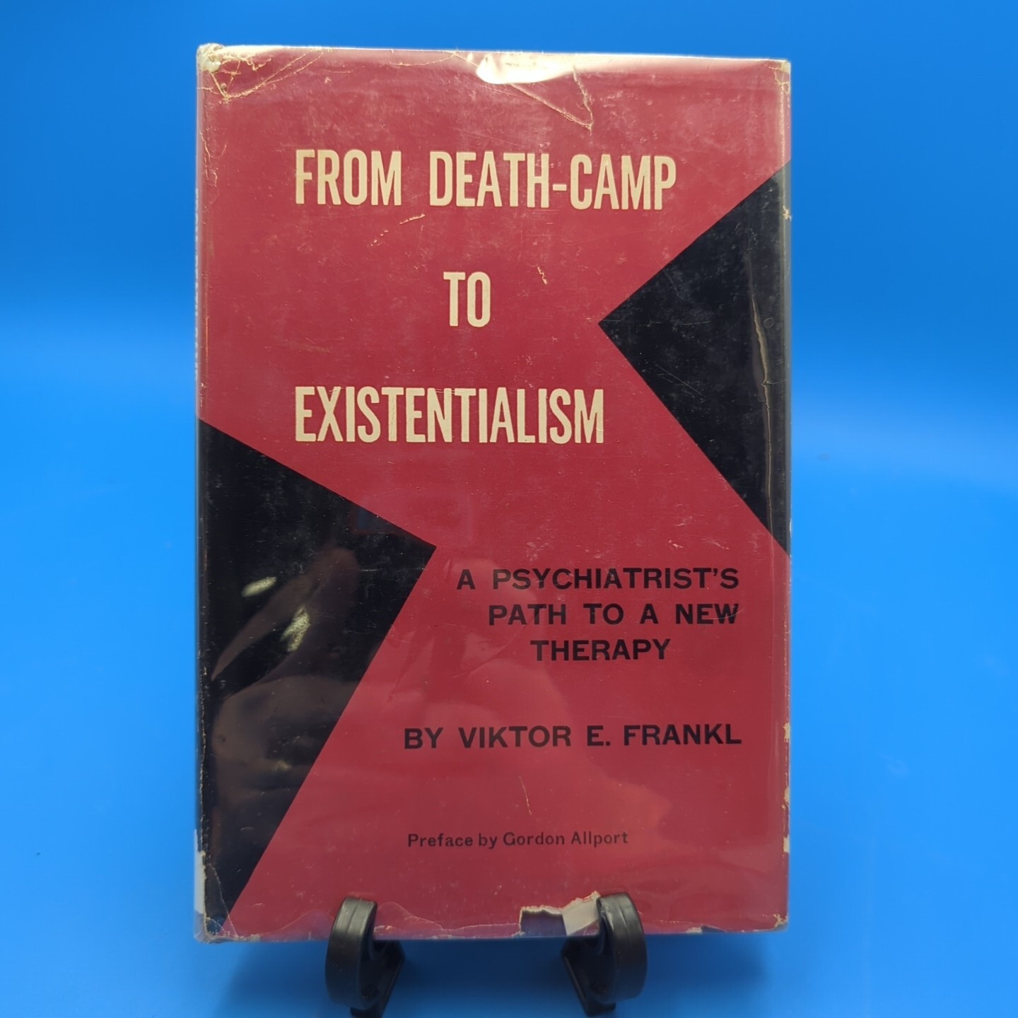 From Death-Camp to Existentialism Viktor Frankl 1959 1st Edition 1st Print HCDJ