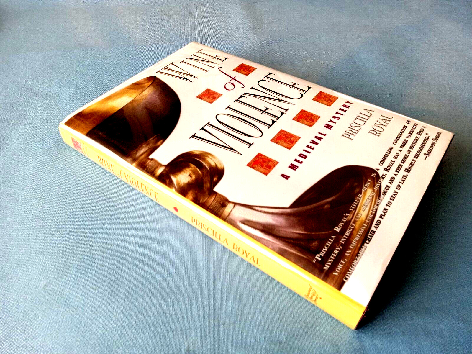 Wine of Violence by Priscilla Royal (2003, 1st Ed., Hardcover) Signed